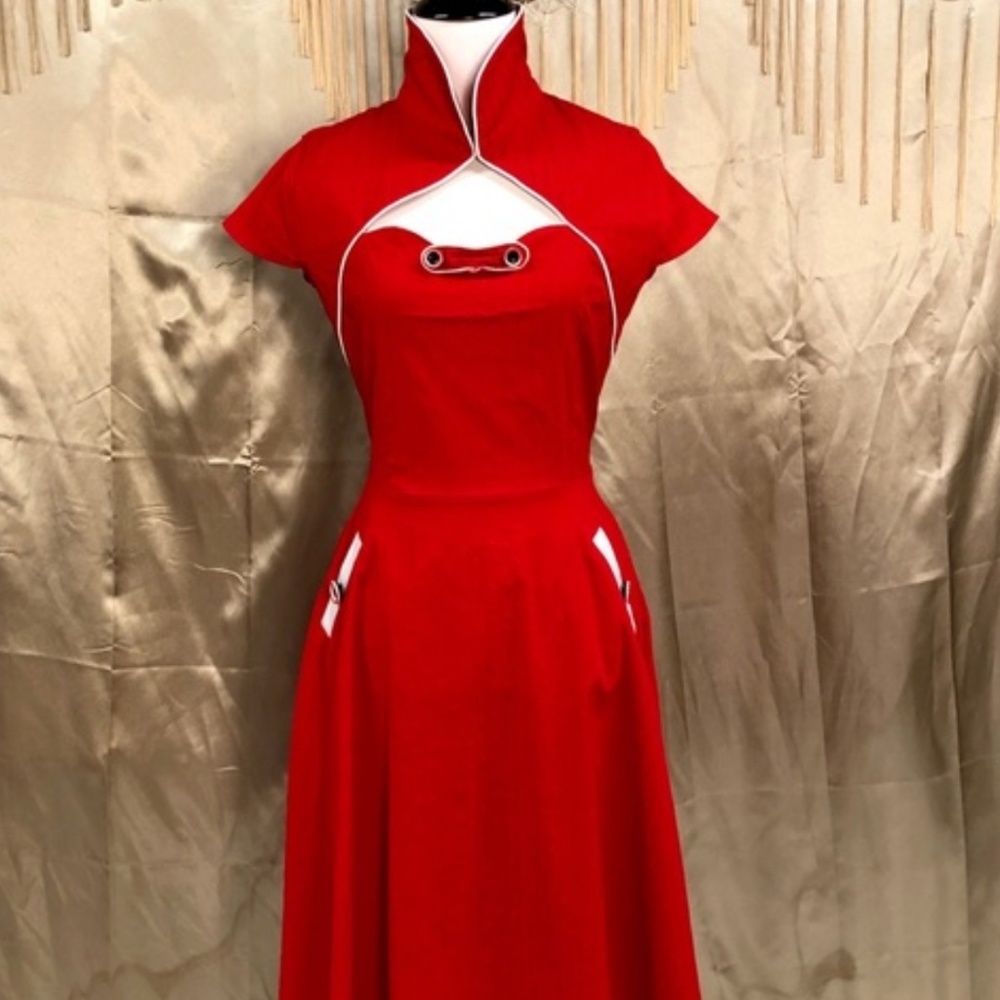 Voodoo vixen rockabilly vintage 50 style dress